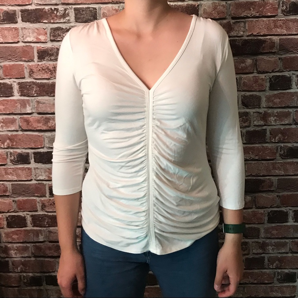 Off white top